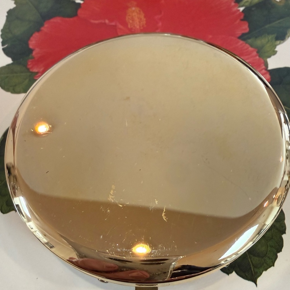 Gold Compact Mirror double sided lighted